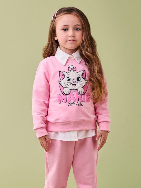 Casaco de Moletom com Patch da Marie