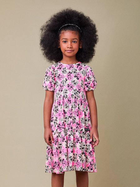 Vestido Xadrez do Mickey e Minnie