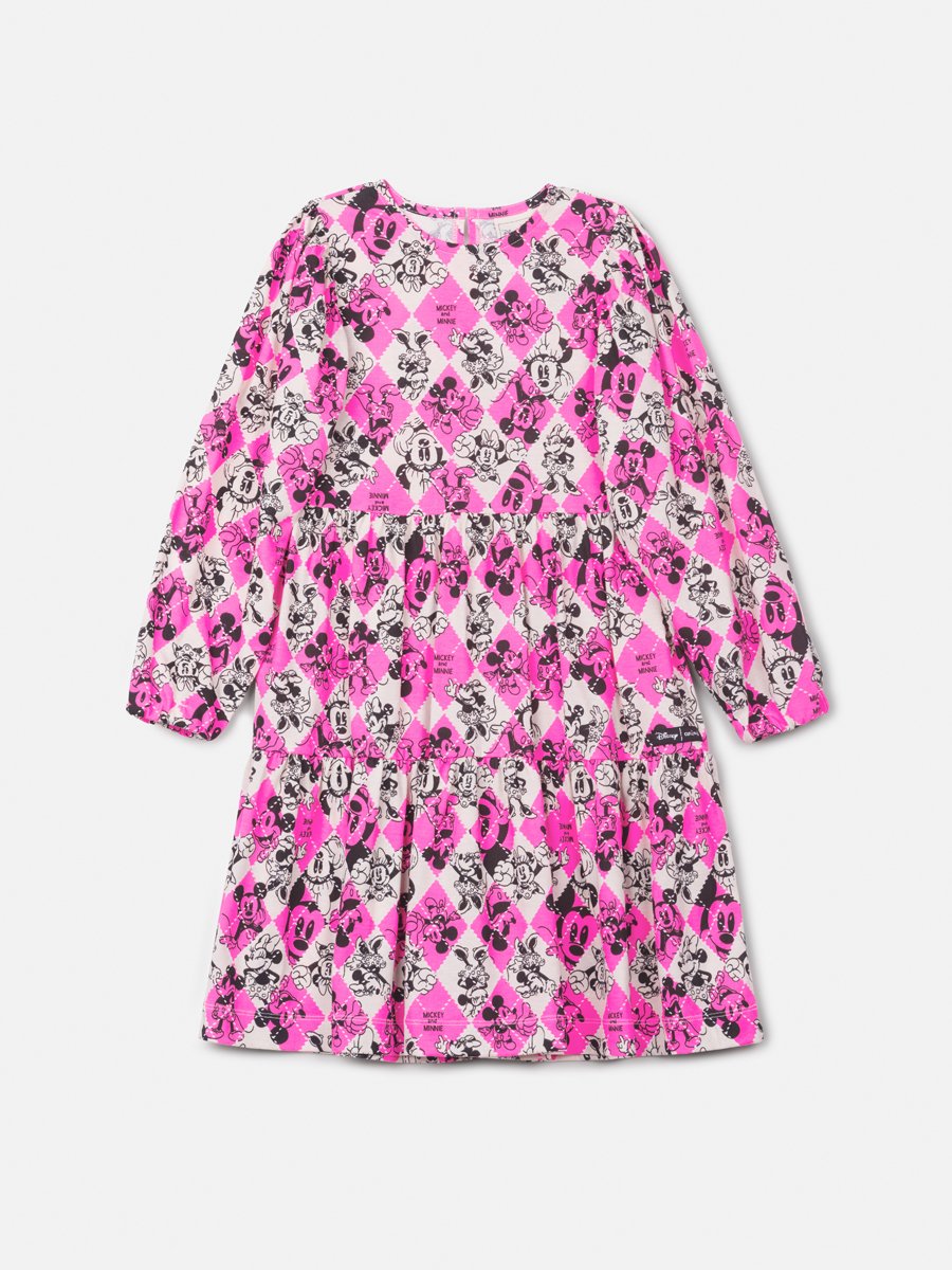 Vestido Xadrez do Mickey e Minnie