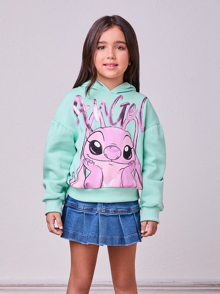 Casaco de Moletom Verde da Angel