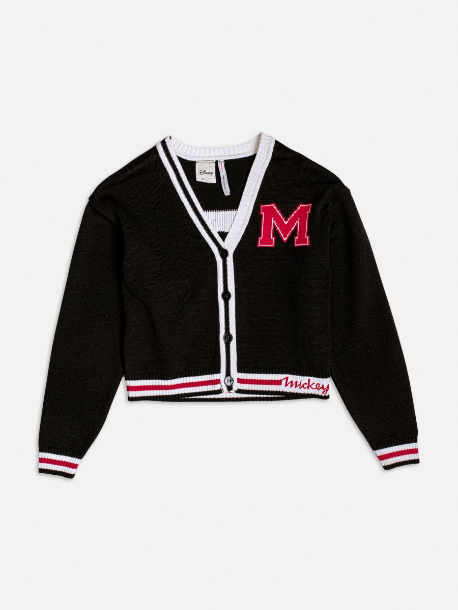 Cardigan de Tricot do Mickey