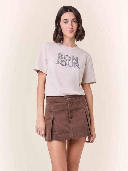 blusa ta104 mc shorts saia ta244