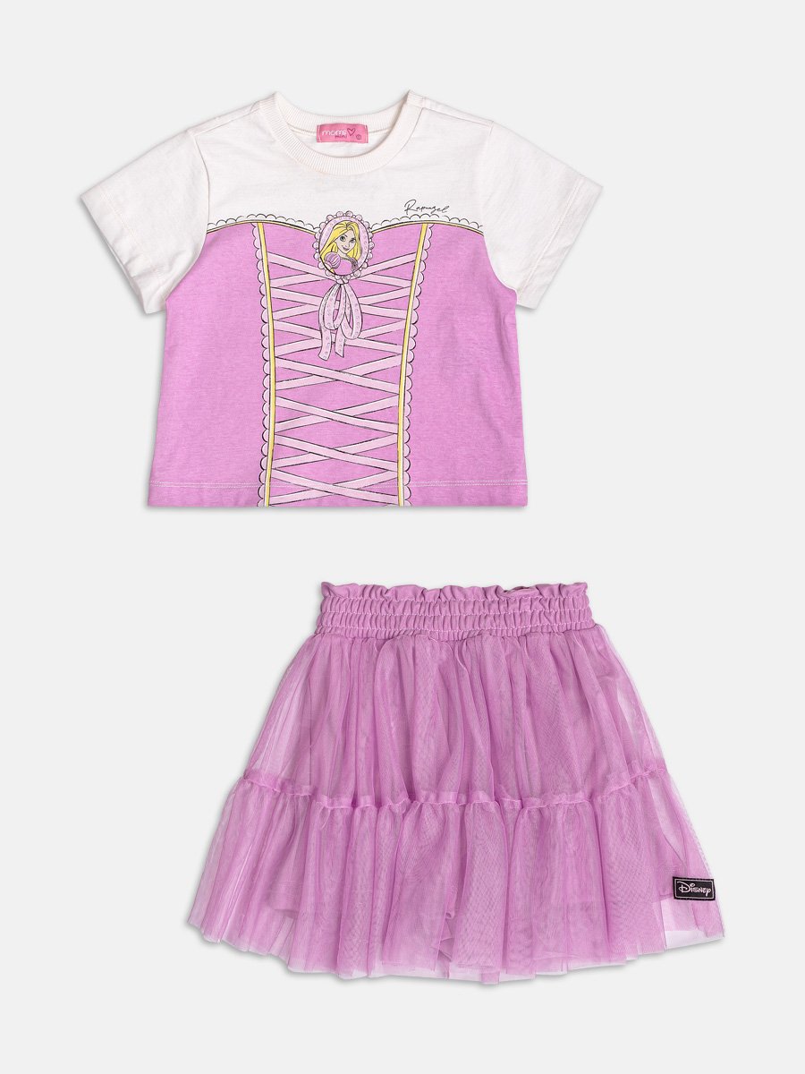 Conjunto Rosa da Princesa Rapunzel