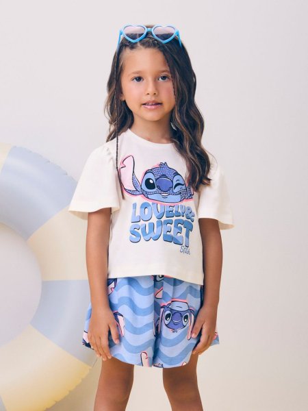 Conjunto do Stitch com Strass