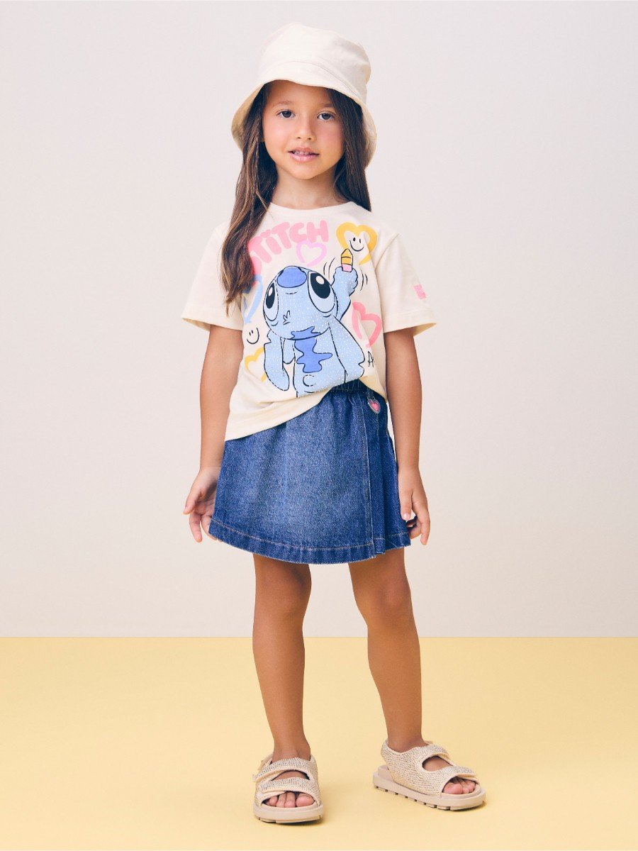 Blusa do Stitch com Strass