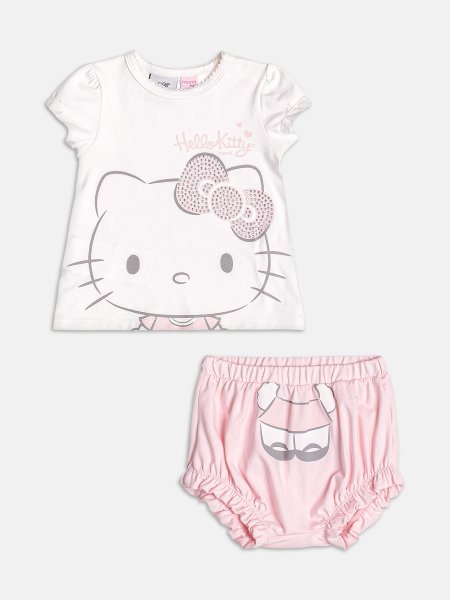 Conjunto com Strass da Hello Kitty