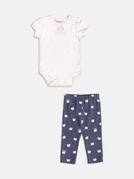 Conjunto Azul Jeans da Hello Kitty