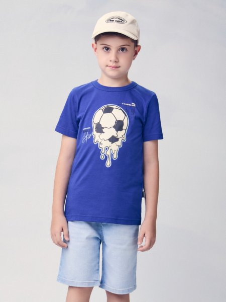 Camiseta Azul Royal Foot