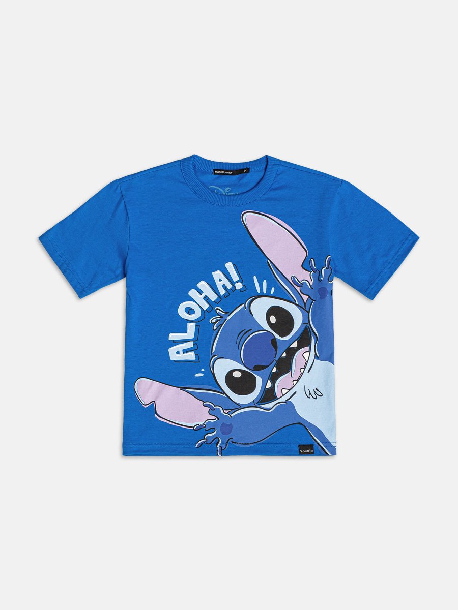 Camiseta Azul do Stitch