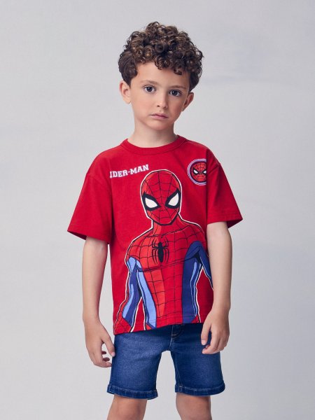 Camiseta Vermelha do Homem-Aranha