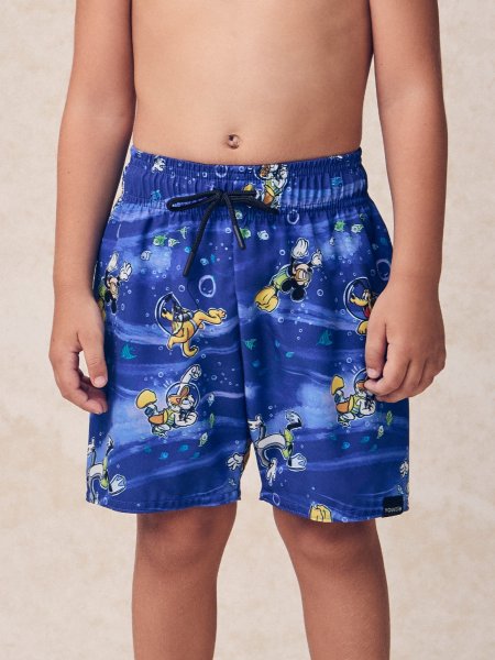 Bermuda Azul de Tactel Sport da Disney