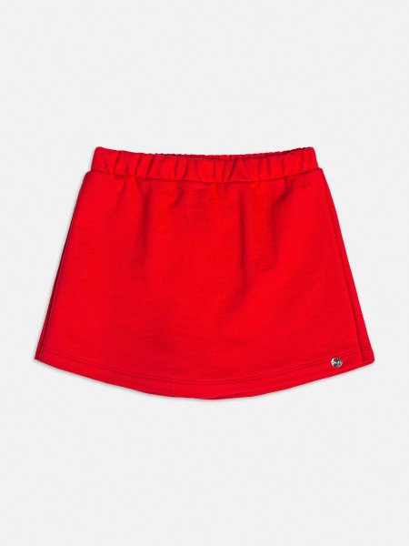 Short Saia de Moletom Vermelho