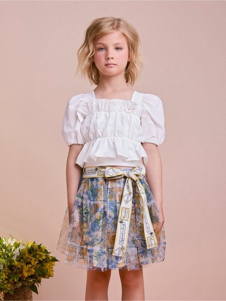 Conjunto de Tule com Babados