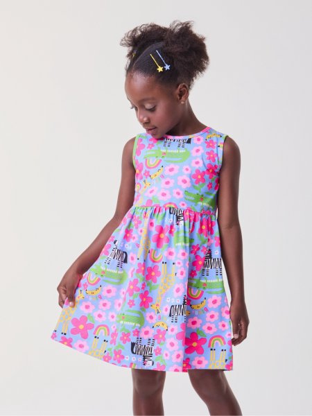 Vestido Verde Floral