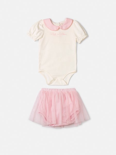 Conjunto Rosa de Tule com Golinha