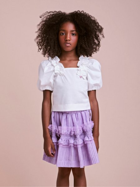 Conjunto de Tecido Anarrugado Lilás