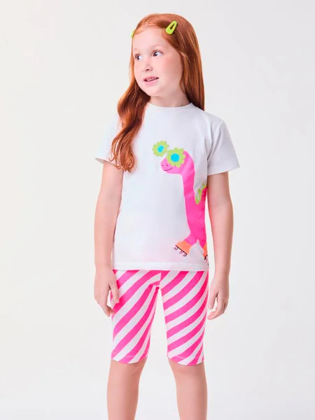 Conjunto Listrados de Dinossauro