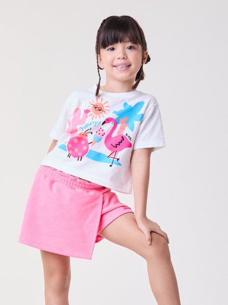 Conjunto Rosa de Flamingos