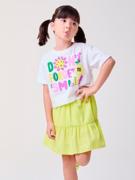 Conjunto Amarelo Don't Forget to Smile