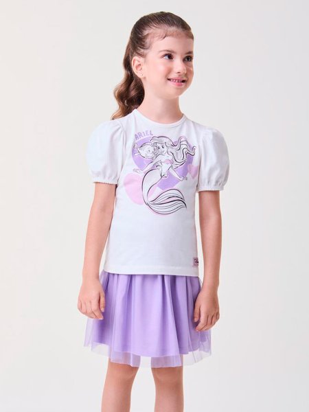 Conjunto Lilás da Ariel Disney