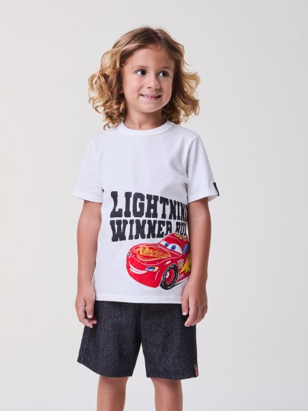 Conjunto Off do Relâmpago McQueen Disney
