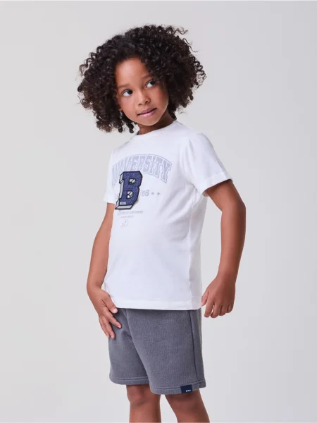 Conjunto Off com Cinza University