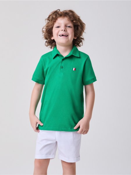 Conjunto Verde com Off White
