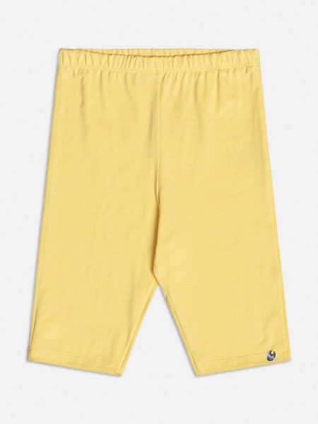 Bermuda Biker Básica Amarelo Manteiga