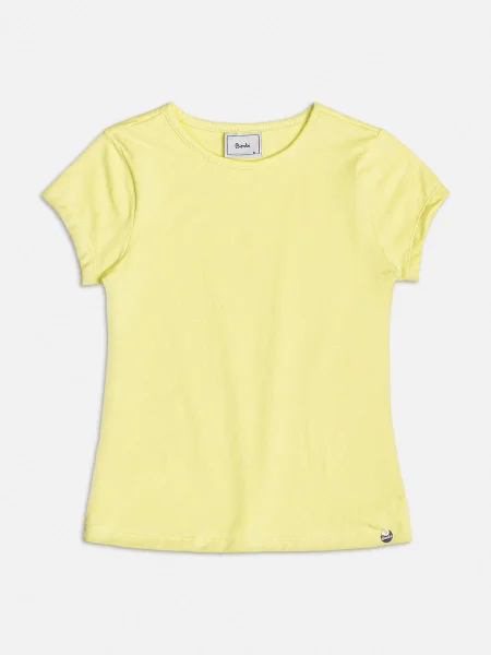 Blusa Amarelo Manteiga Básica