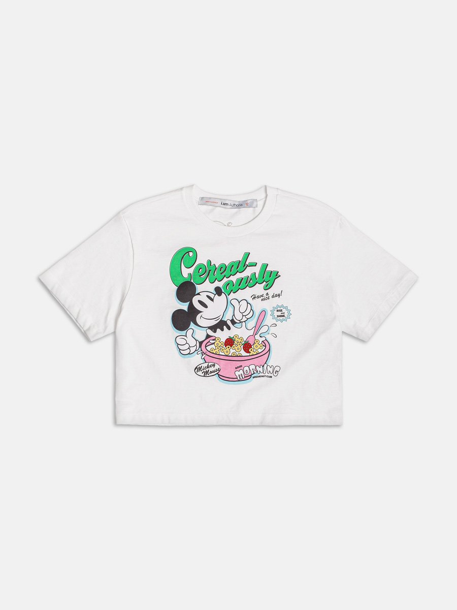 T-Shirt Off White do Mickey