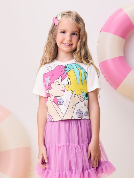 Blusa Off White da Sereia Ariel