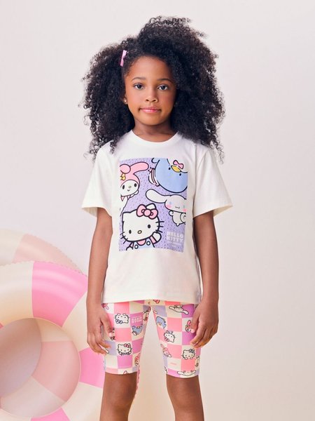 Conjunto da Hello Kitty e Amigos com Strass