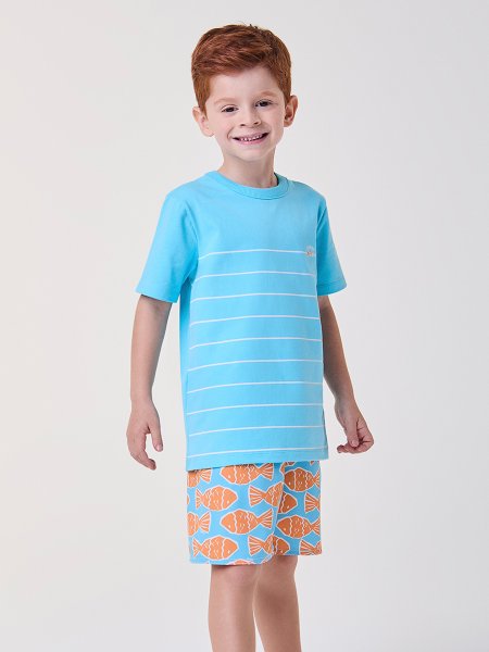 Camiseta Azul Turquesa In Mare