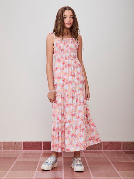 Vestido Estampado de Borboletas