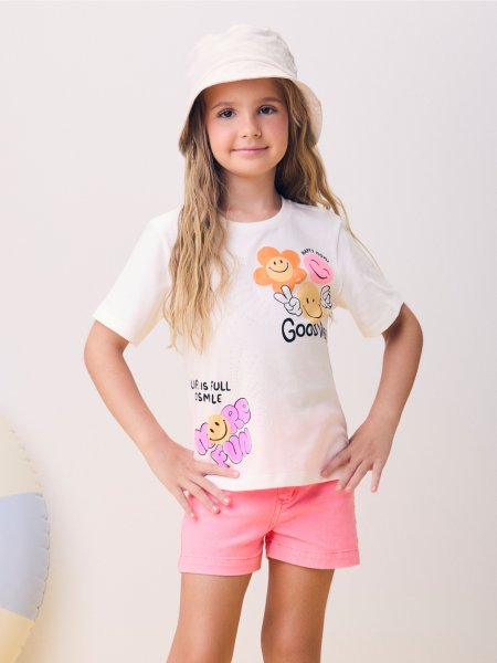 Blusa Smile com Strass