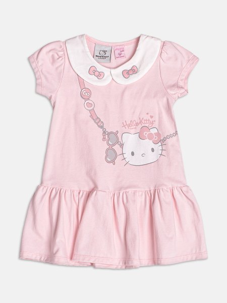 Vestido da Hello Kitty com Gola Boneca
