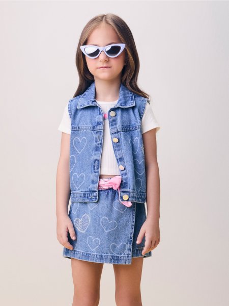 blusa h6366 colete h6461 shorts h6442 1pccj