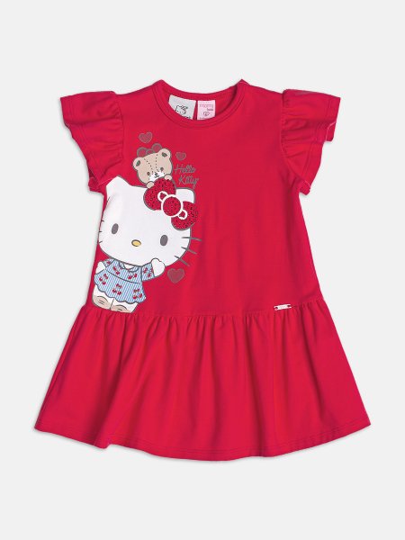 Vestido da Hello Kitty com Strass