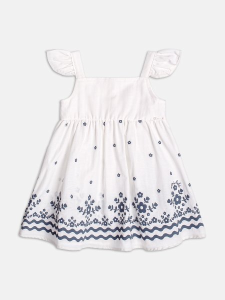 Vestido Off White de Flores