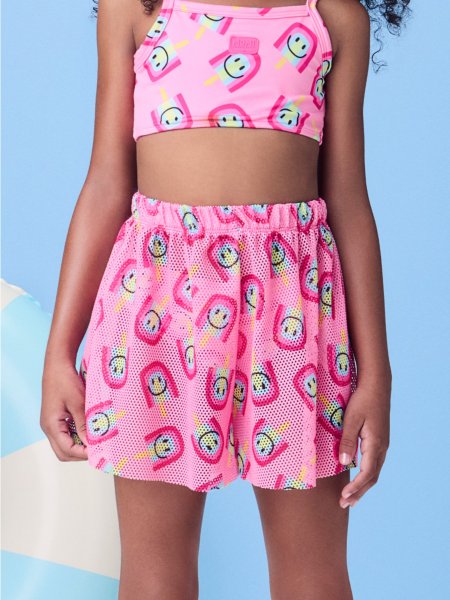 Short Saída de Praia de Ice Cream