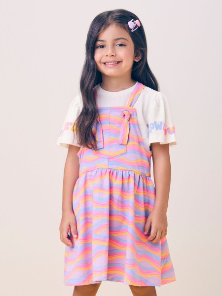 Salopete Listrado de Arco-Íris