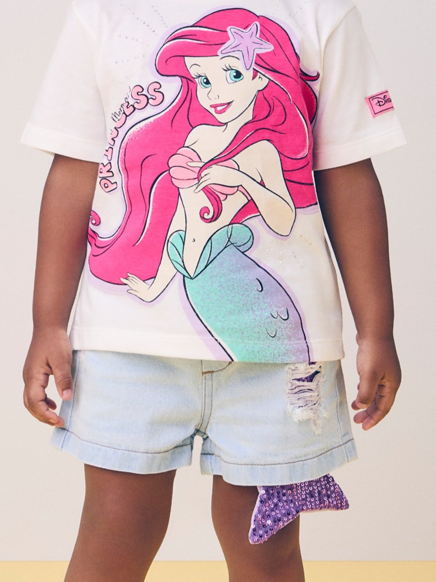 Short Jeans com Botões