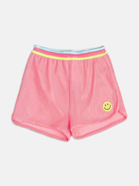 Short Saída de Praia com Patch Smile