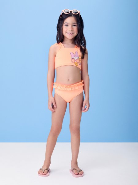 Biquíni Laranja com Alcinha da Daisy