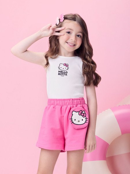 Conjunto com Bolsinha da Hello Kitty
