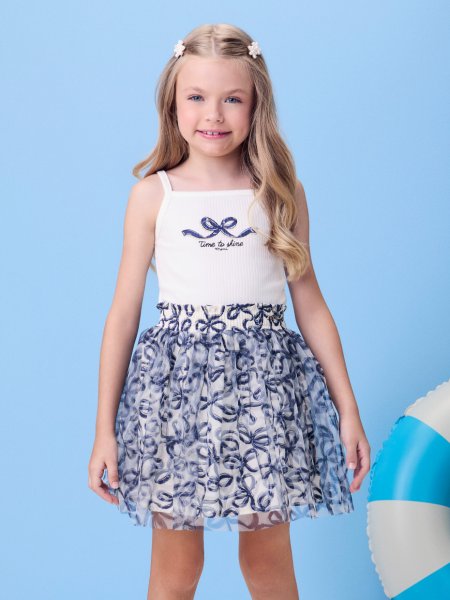 Conjunto Tricoline de Lacinhos