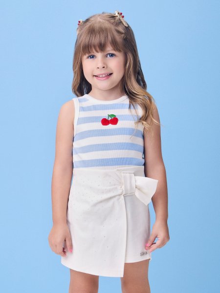 Regata Listrada com Patch de Cereja