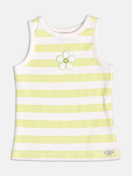 Regata Listrada com Patch de Flor