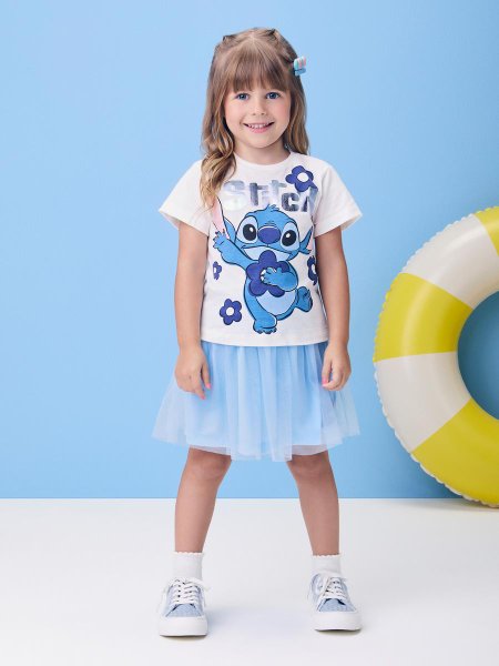 Conjunto em Tule do Stitch