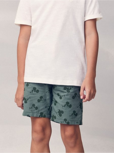 Bermuda Verde Escuro do Mickey